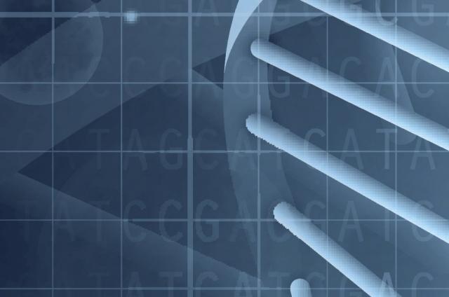 Picture of research DNA strand