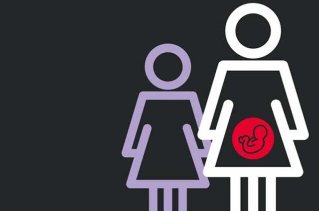 Infographic of two women